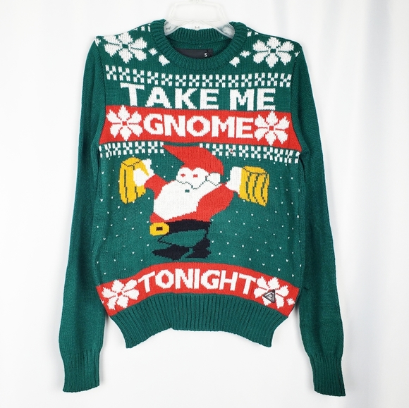 take me gnome tonight sweater